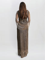 Joanna Metallic Knit Maxi Dress