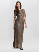 Joanna Metallic Knit Maxi Dress