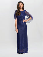 Joanna Metallic Knit Maxi Dress