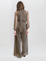 Kylie Metallic Knit Jumpsuit