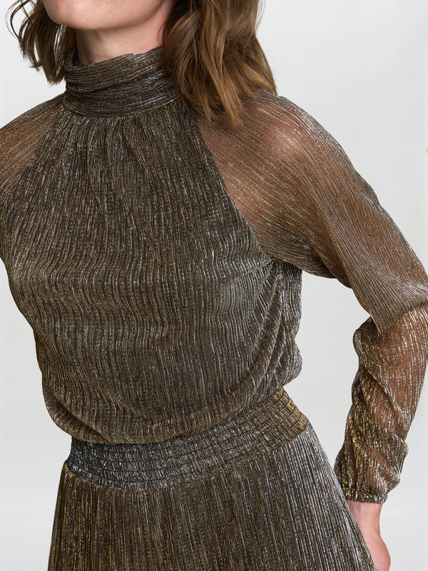 Kylie Metallic Knit Jumpsuit