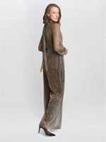 Kylie Metallic Knit Jumpsuit