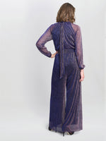 Kylie Metallic Knit Jumpsuit
