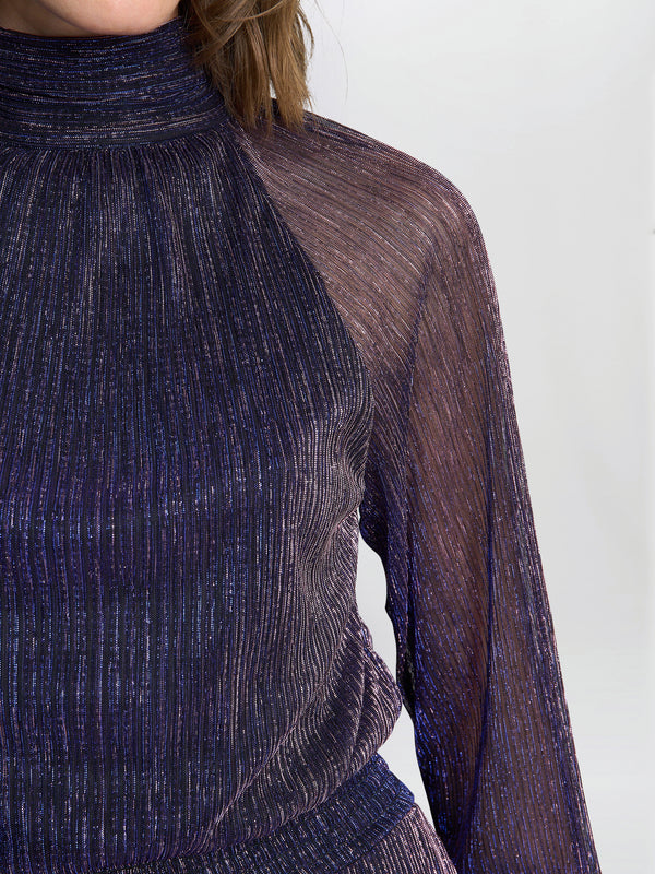 Kylie Metallic Knit Jumpsuit