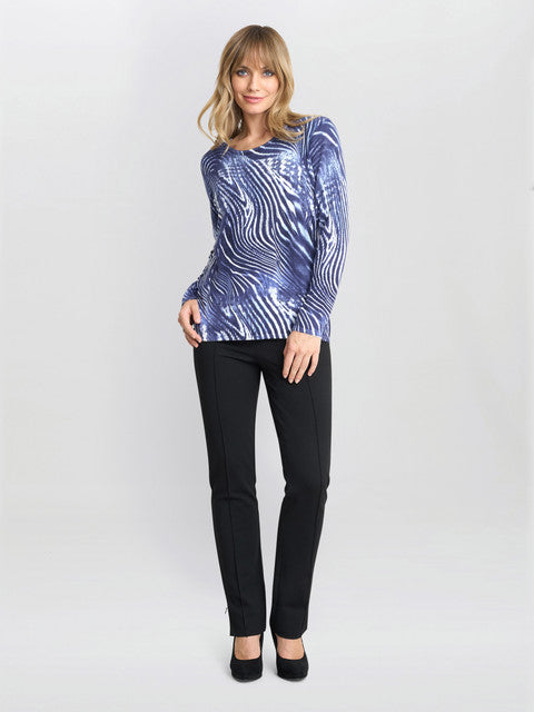 Jody Animal Stripe Jumper With Diamantes