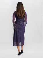 Ciara Metallic Knit Dress