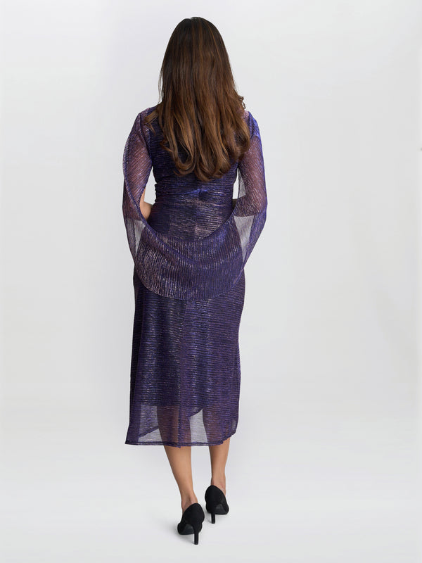 Ciara Metallic Knit Dress