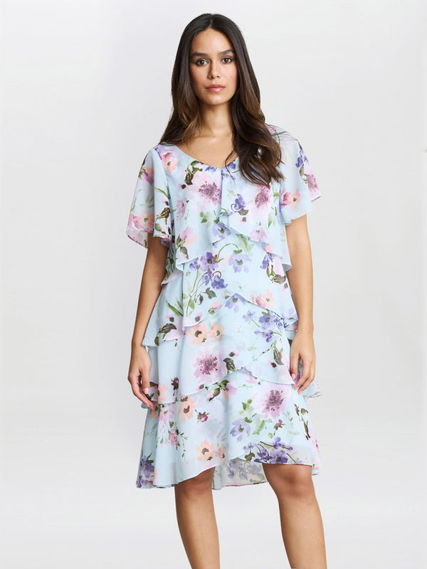 Cynthia Floral Tier Dress