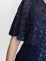 Jordan Sequin Beaded Maxi Dress And Jacket