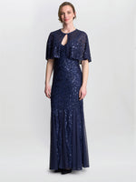 Jordan Sequin Beaded Maxi Dress And Jacket