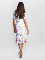 Joy Printed Crepe Dress