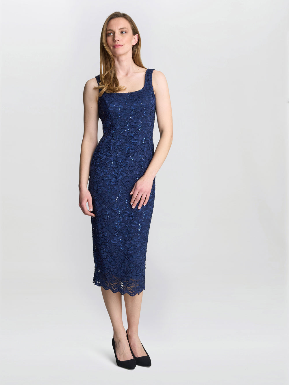 Alannah Sequin Lace Shift Dress And Jacket Gina Bacconi Alannah Sequin Lace Shift Dress And Jacket Gina Bacconi