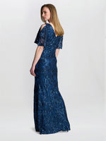 Jeselle A-Line Sequin Maxi Dress