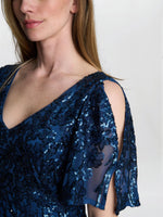 Jeselle A-Line Sequin Maxi Dress