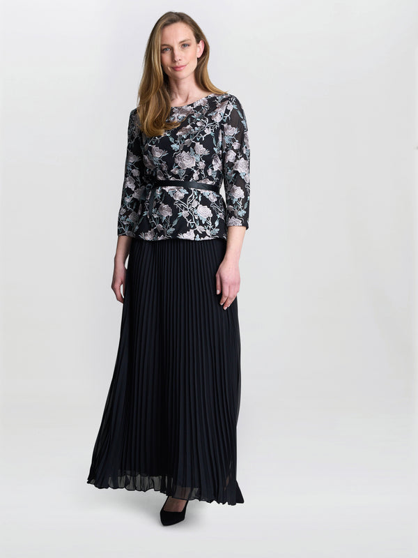 Annie Long Pleated Skirt