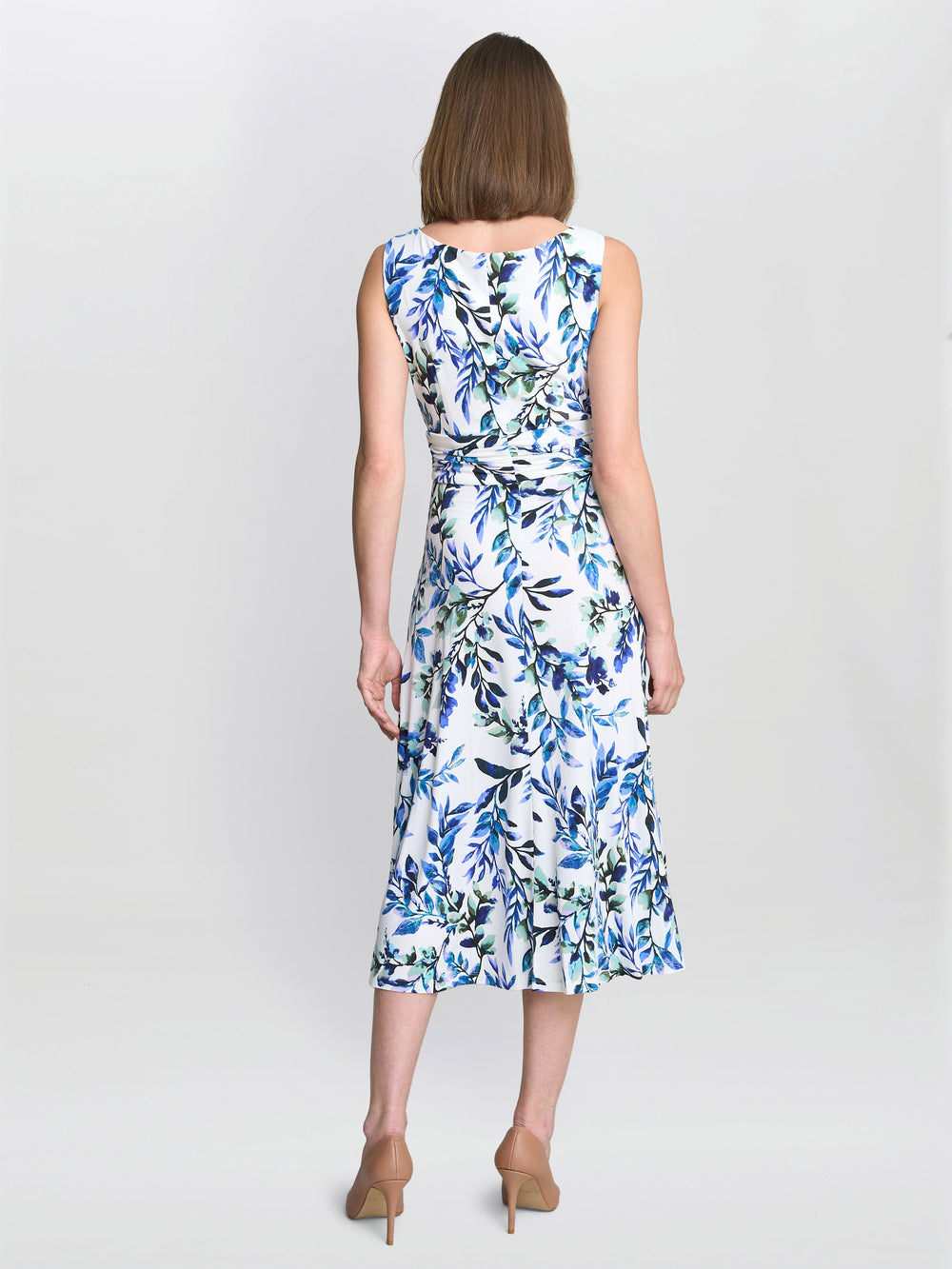 George Floral Print Midi Dress