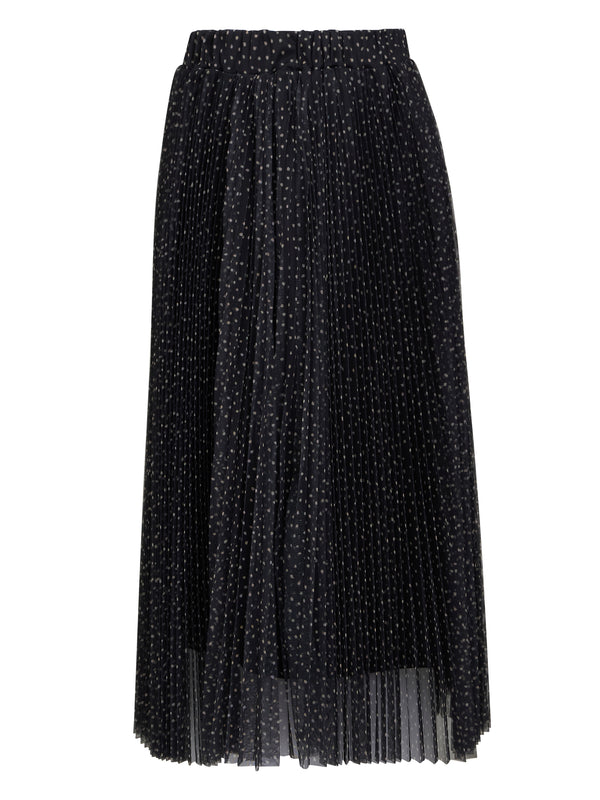 Roslynn Pleated Mesh Skirt