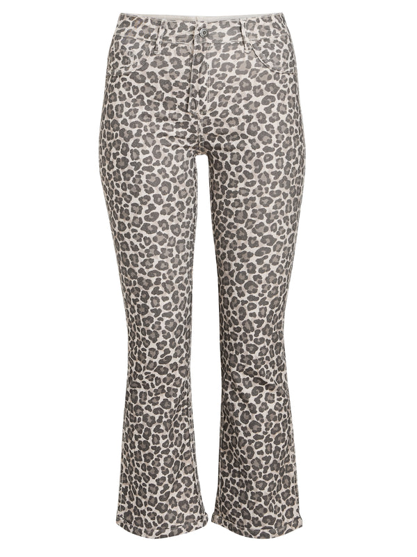 Charley Reversible Stretch Leopard Jeans