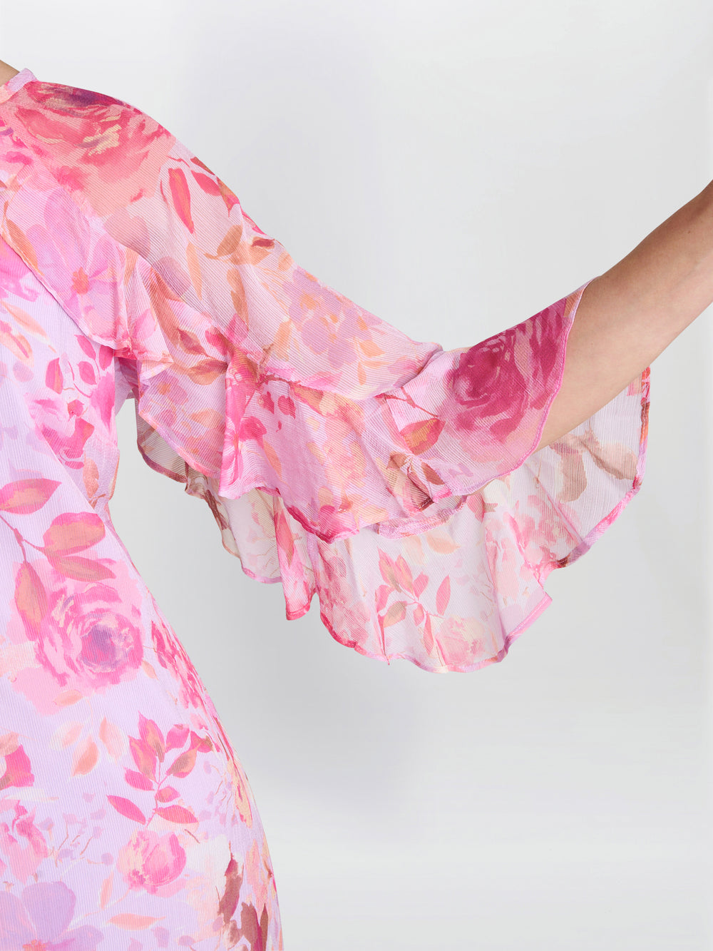 Tracey Floral Chiffon Shift Dress