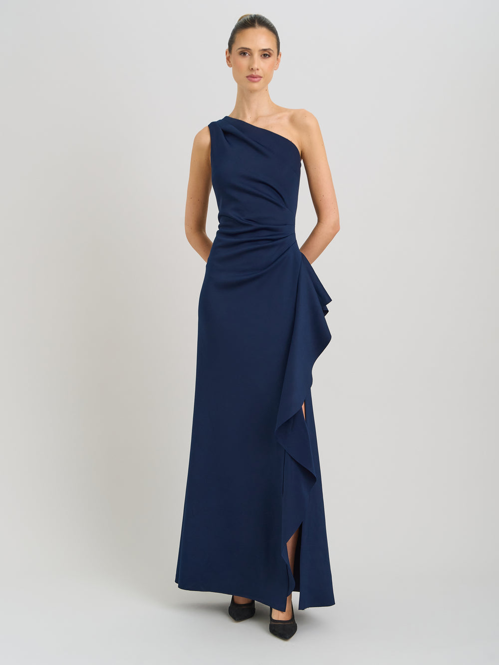 Darby One Shoulder Frill Dress