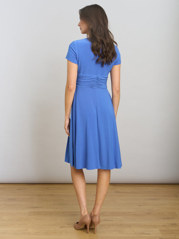 Deborah Jersey Dress With Diamonte Trim