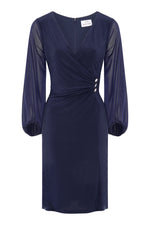 Dee Jersey Wrap With Mesh Sleeves