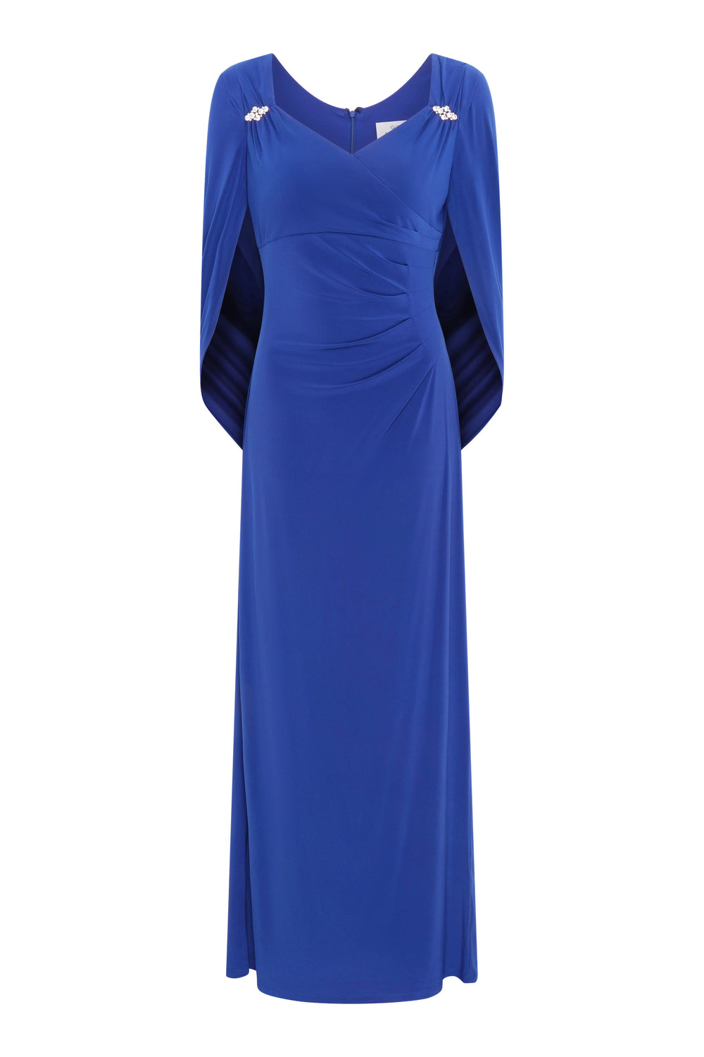 Jenna Draped Back Shoulder Maxi Dress