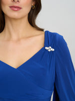 Jenna Draped Back Shoulder Maxi Dress