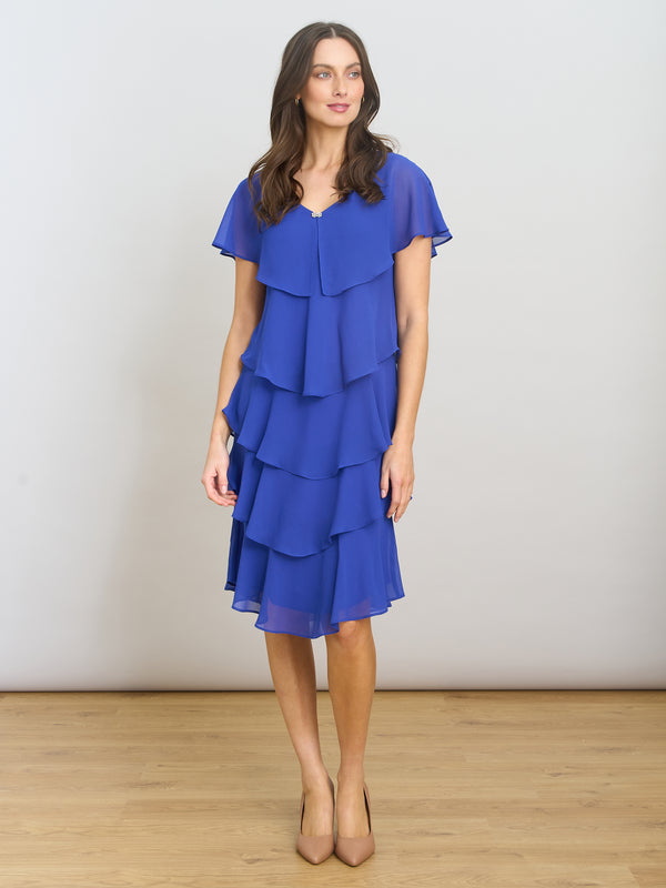 Bella Georgette Tiered Dress