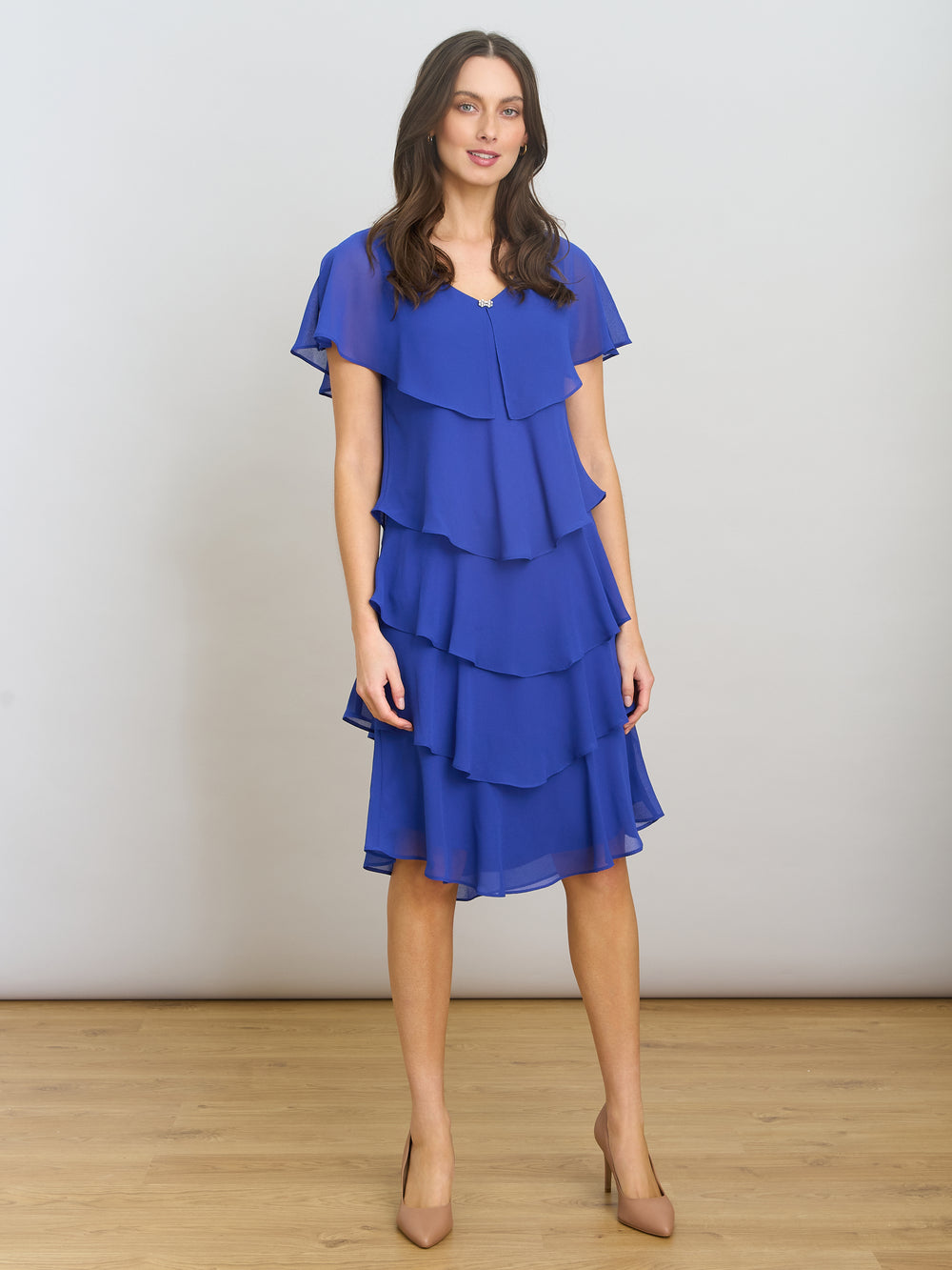 Bella Georgette Tiered Dress