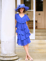 Bella Georgette Tiered Dress