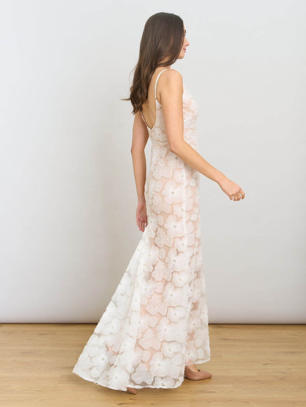 Eleni Beaded Soutache Maxi Dress