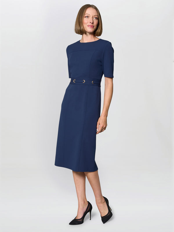 Everley Tailored Belted Dress