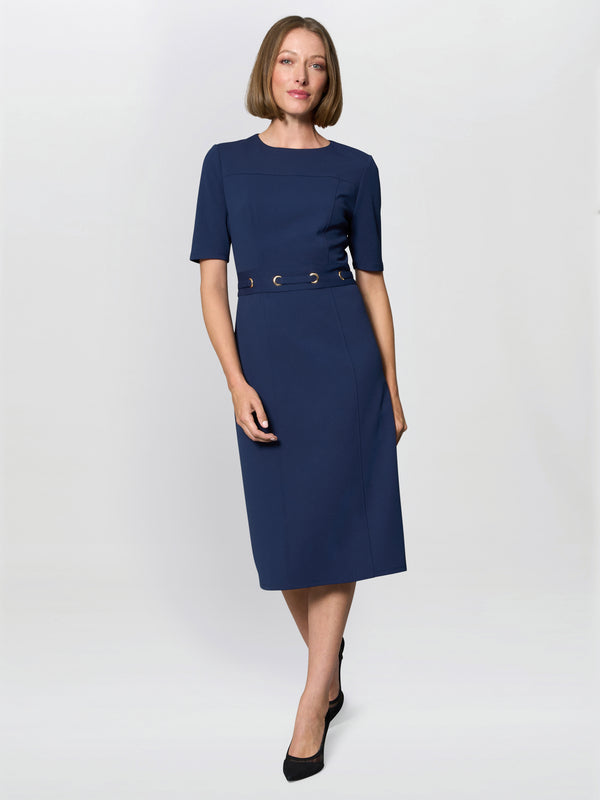 Everley Tailored Belted Dress