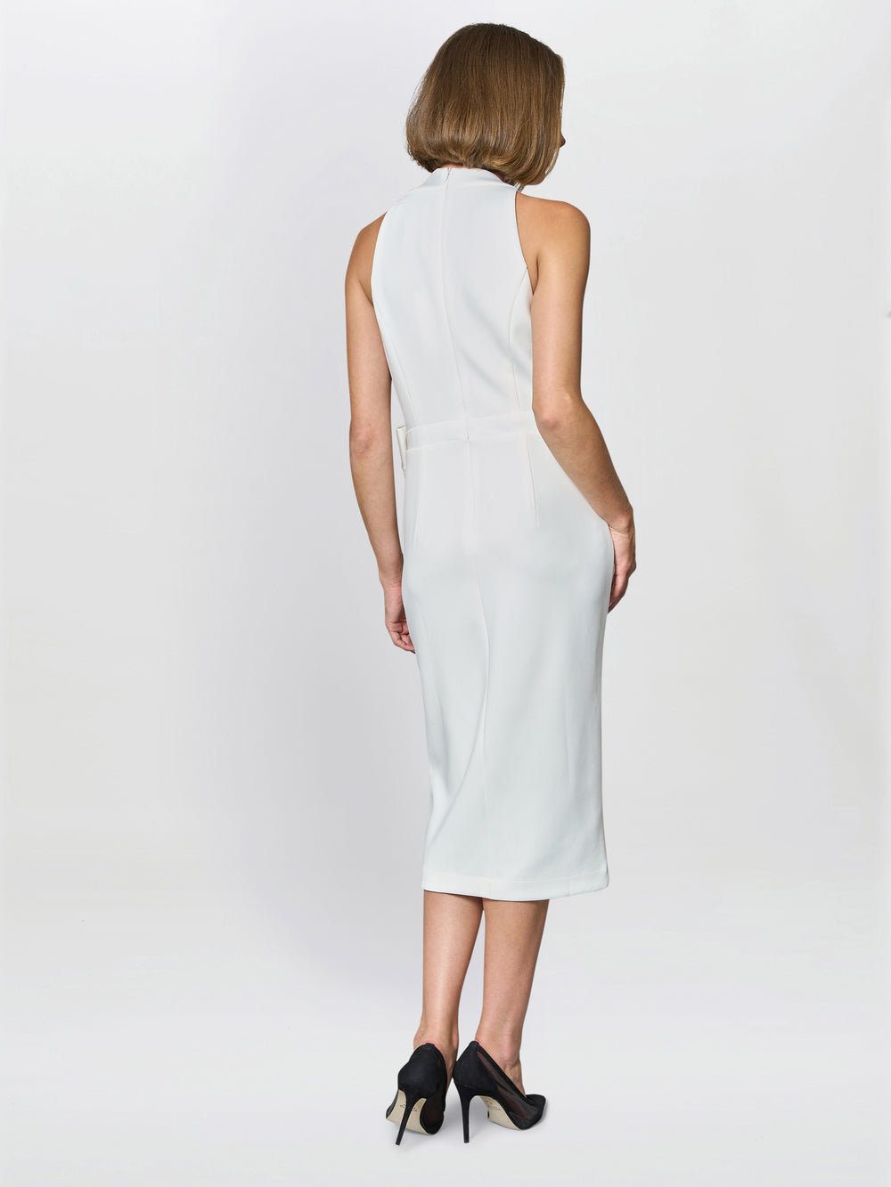 Elliana Bow Detail Midi Dress
