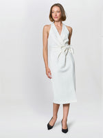 Elliana Bow Detail Midi Dress