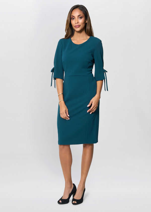 Gilly 3/4 Sleeve Structured Dress