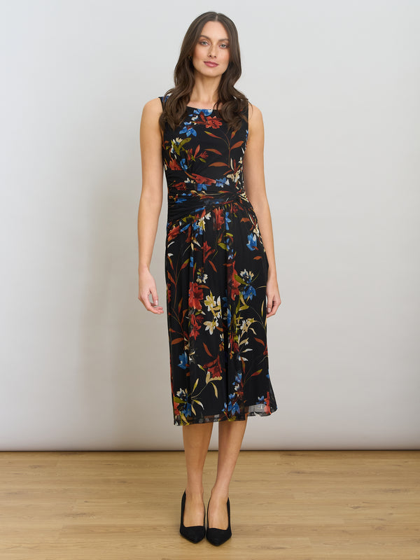 Gina Sleeveless Floral Dress