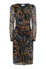 Giordana Floral Mesh Midi Dress