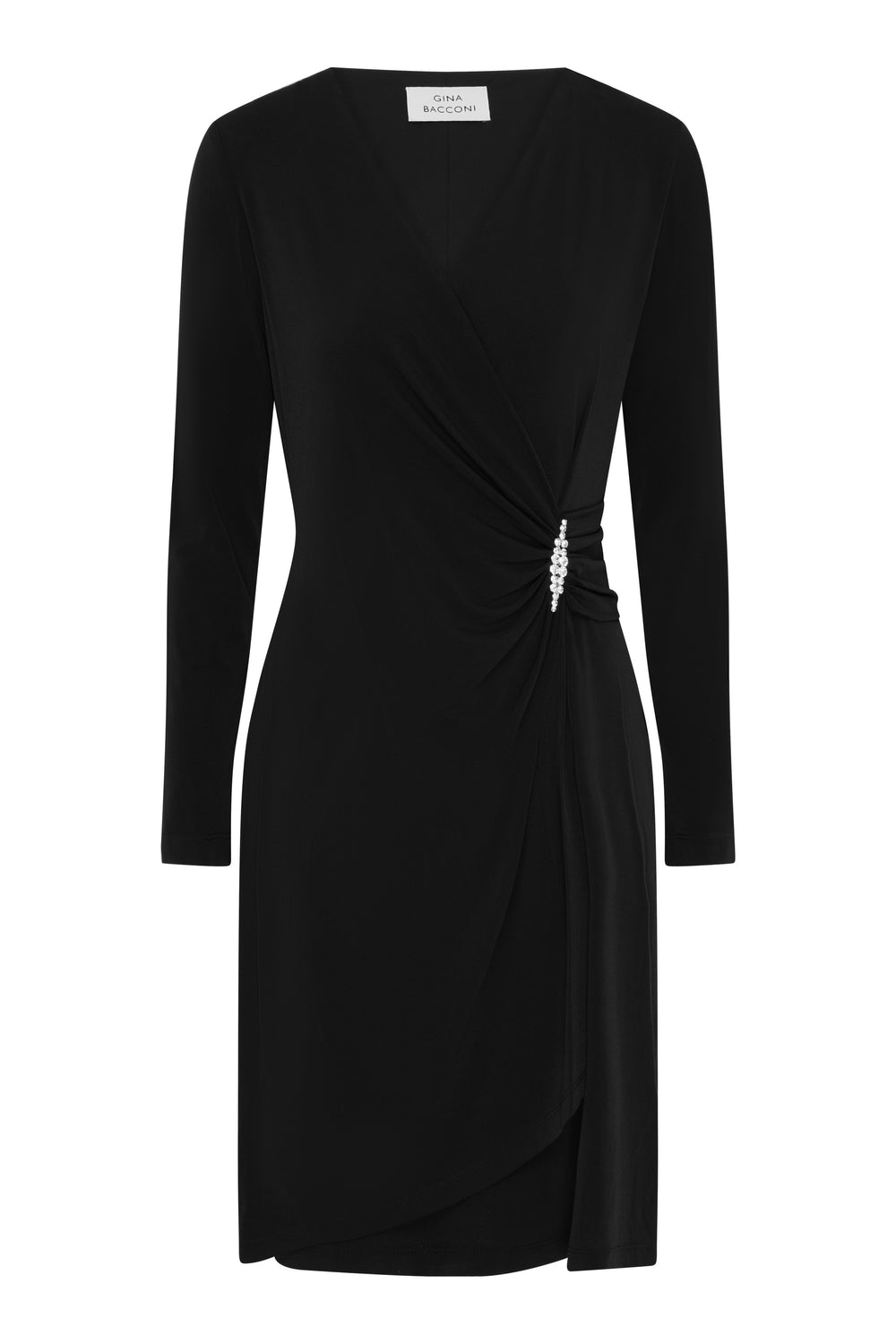 Glennie Embellished Wrap Dress