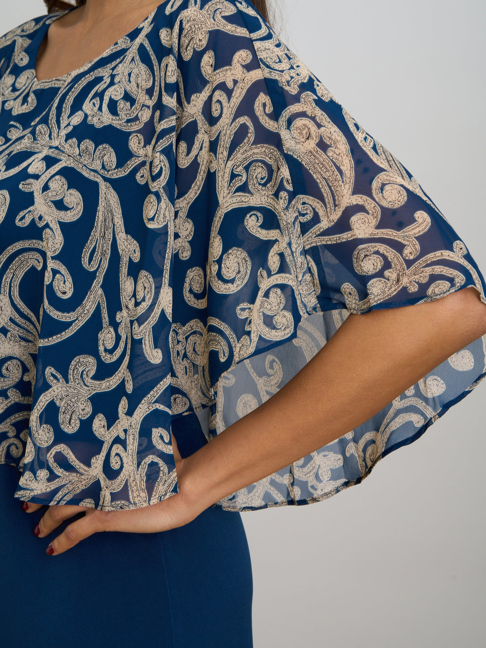 Gracie Chiffon Overlay Dress