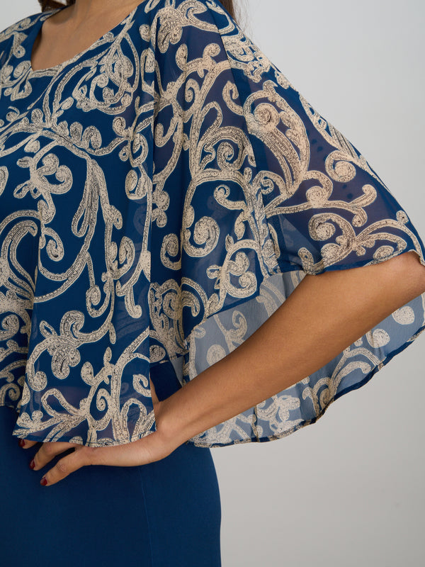 Gracie Chiffon Overlay Dress