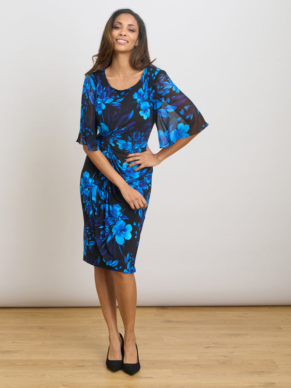 Greta Faux Wrap Dress