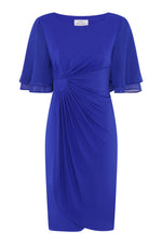 Hanne Jersey And Chiffon Wrap Dress