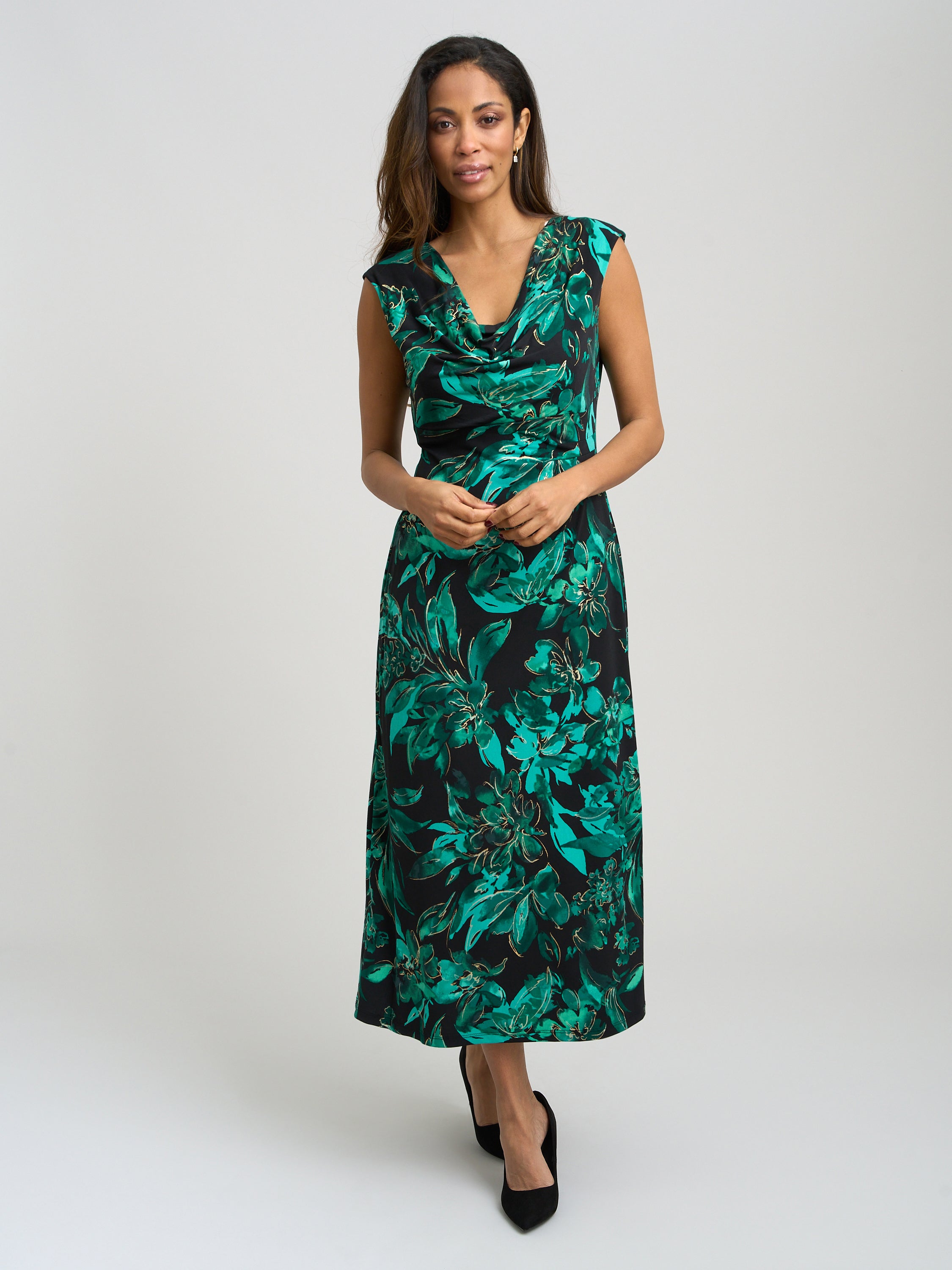 Sandra Floral Print Jacquard Jacket And Dress – Gina Bacconi