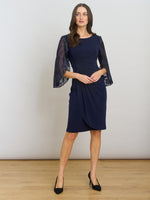 Helene Lace Sleeve Dress