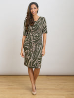 Hettie Animal Print Jersey Dress