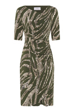 Hettie Animal Print Jersey Dress