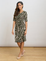 Hettie Animal Print Jersey Dress