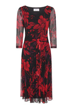 Honey Pleated Floral Dress